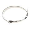 MroMax Stainless Steel Cable Tie, 23.62" x 0.18" Stainless Steel Self-Locking Zip Ties, 340 Stainless Steel Multi-purpose Tie for Metal Exhaust,5Pcs view 1