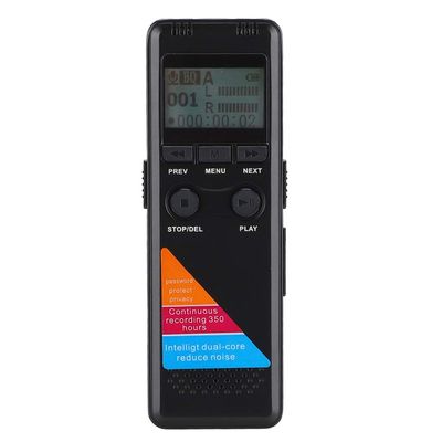 Voice Recorder, MP3 MP4 8GB 3.5mm Stereo LCD Screen Portable Recorder, Support A-B Repeat Playback Recording Pen, HD USB Audio Voice Recorder