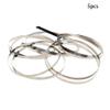 MroMax Stainless Steel Cable Tie, 19.69" x 0.18" Stainless Steel Self-Locking Zip Ties, 337 Stainless Steel Multi-purpose Tie for Metal Exhaust,5Pcs view 2