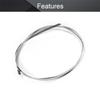 MroMax Stainless Steel Cable Tie, 39.37" x 0.18" Stainless Steel Self-Locking Zip Ties, 358 Stainless Steel Multi-purpose Tie for Metal Exhaust,5Pcs view 3
