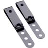 [2 Pack] HolsterSmith Universal Metal Belt Clip for Holster Making, Knife Sheaths, Cell Phone Cases - (3-Hole) - (Tactical Black) - USA view 1