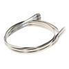 MroMax Stainless Steel Cable Tie, 47.24" x 0.18" Stainless Steel Self-Locking Zip Ties, 364 Stainless Steel Multi-purpose Tie for Metal Exhaust,10Pcs view 1