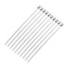 MroMax Stainless Steel Cable Tie, 5.91" x 0.18" Stainless Steel Self-Locking Zip Ties, 312 Stainless Steel Multi-purpose Tie for Metal Exhaust,20Pcs view 1