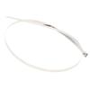 MroMax Stainless Steel Cable Tie, 23.62" x 0.18" Stainless Steel Self-Locking Zip Ties, 343 Stainless Steel Multi-purpose Tie for Metal Exhaust,50Pcs view 3