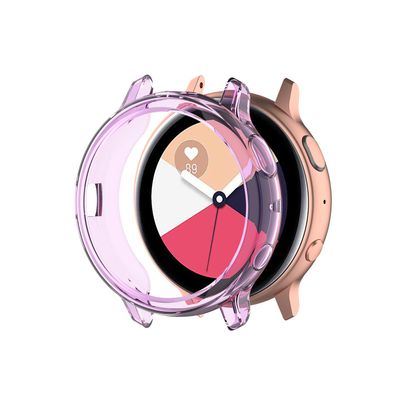 DKEnjoy Soft TPU Protector Shock-Proof Ultra Slim Cover Accessories Case Protection Shell for Samsung Galaxy Watch Active 2 40MM Smartwatch (Purple)