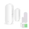 Smart Door Window Sensor,Door Open Closed Alarm Detectors Compatible Home and Tuya Voice Control,Real Time SMS Notification view 1