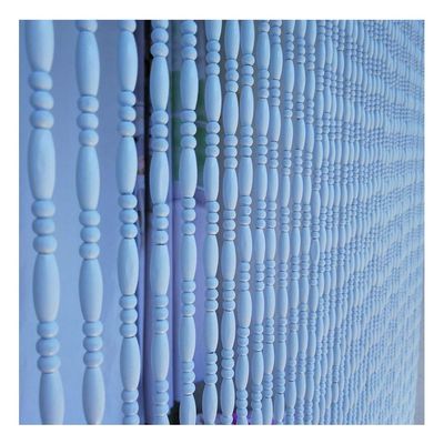 Beaded Curtain PENGFEI Natural Wooden Beads Door String Home Dcor for Doorway Closet Passage Wall Panel Fringe Screen Panel, White, Customizable (Size : 72x190CM-25 Strands)