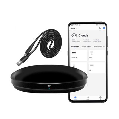 Smart IR Remote Control,All in One IR Blaster Control, Universal WiFi Infrared Remote Control for TV DVD Air Conditioner STB etc,Compatible with Alexa, Google Assistant