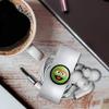 GRAPHICS & MORE Sesame Street Oscar The Grouch Face Headphone Earbud Cord Wrap - Charging Cable Manager - Wire Organizer Set of 2 - White view 3