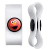 GRAPHICS & MORE Sesame Street Elmo Face Headphone Earbud Cord Wrap - Charging Cable Manager - Wire Organizer Set of 2 - White view 1