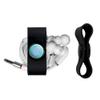 GRAPHICS & MORE Sesame Street Cookie Monster Distressed Headphone Earbud Cord Wrap - Charging Cable Manager - Wire Organizer Set of 2 - Black view 2