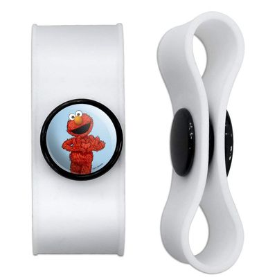 GRAPHICS & MORE Sesame Street Vintage Elmo Headphone Earbud Cord Wrap - Charging Cable Manager - Wire Organizer Set of 2 - White