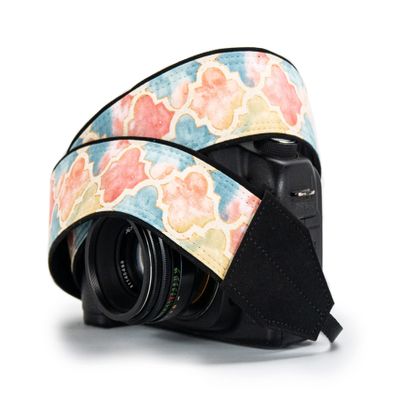 Camera Strap, Quatrefoil, 398