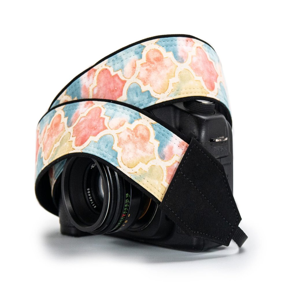 Camera Strap, Quatrefoil, 398