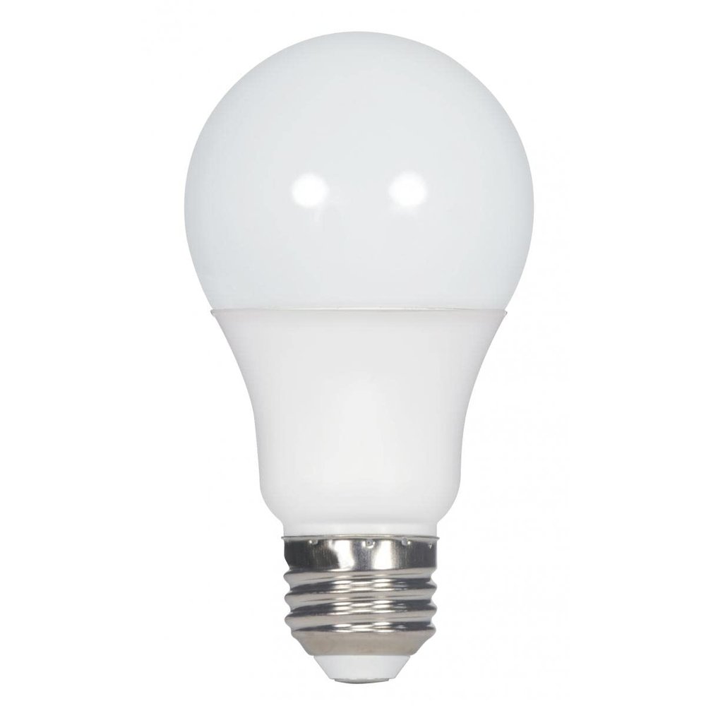 Satco S8489 12.5 watt, A19 LED, 4000K, Medium Base, 120 Volts, 4 Bulbs California Compliant