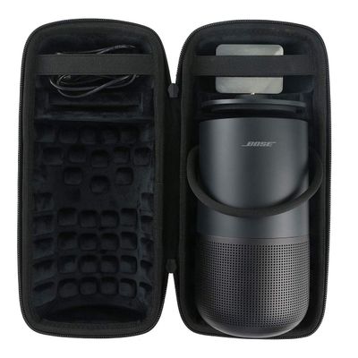 co2CREA Hard Travel Case replacement for Bose Portable Home/Smart Wireless Bluetooth Speaker (Triple Black Case)