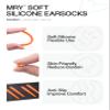 Mryok Replacement Earsocks for Oakley Commit Square(SQ) OO9086 Sunglasses - Orange view 4