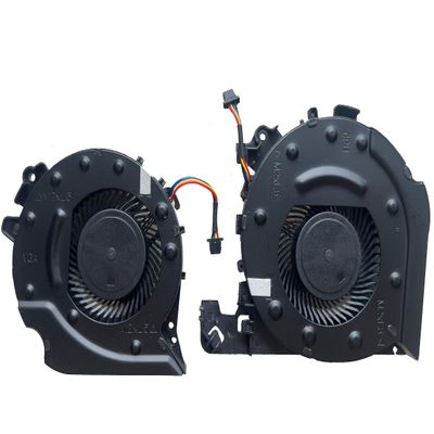 HK-PART Laptop Cooling Fan Set for HP SPS-L20334-001 SPS-L20335-001 CPU + GPU 3W 12V 4-Pin 3000rpm 20dB(A) Air Cooling Fan