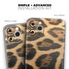 Real Thin Vector Leopard Print - DesignSkinz Protective Vinyl Decal Wrap Skin Cover Compatible with The Apple iPhone 11 Pro Max (Full-Body, Screen Trim & Back Glass Skin) view 2