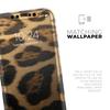 Real Thin Vector Leopard Print - DesignSkinz Protective Vinyl Decal Wrap Skin Cover Compatible with The Apple iPhone 11 Pro Max (Full-Body, Screen Trim & Back Glass Skin) view 4