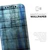 Blue and Green Tye-Dyed Wood 2 - DesignSkinz Protective Vinyl Decal Wrap Skin Cover Compatible with The Apple iPhone 11 Pro Max (Full-Body, Screen Trim & Back Glass Skin) view 4