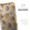 Karamfila Yellow & Gray Floral V6 - DesignSkinz Protective Vinyl Decal Wrap Skin Cover Compatible with The Apple iPhone 11 Pro Max (Full-Body, Screen Trim & Back Glass Skin) view 4