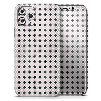 Karamfila Silver & Pink Marble V11 - DesignSkinz Protective Vinyl Decal Wrap Skin Cover Compatible with The Apple iPhone 11 Pro Max (Full-Body, Screen Trim & Back Glass Skin)