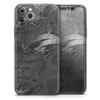 Black & Silver Marble Swirl V7 2 - DesignSkinz Protective Vinyl Decal Wrap Skin Cover Compatible with The Apple iPhone 11 Pro Max (Full-Body, Screen Trim & Back Glass Skin) view 1