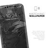 Black & Silver Marble Swirl V7 2 - DesignSkinz Protective Vinyl Decal Wrap Skin Cover Compatible with The Apple iPhone 11 Pro Max (Full-Body, Screen Trim & Back Glass Skin) view 4