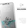 Life is a Beautiful Ride v2 - DesignSkinz Protective Vinyl Decal Wrap Skin Cover Compatible with The Apple iPhone 11 Pro Max (Full-Body, Screen Trim & Back Glass Skin) view 4