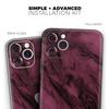 Black & Pink Marble Swirl V1 2 - DesignSkinz Protective Vinyl Decal Wrap Skin Cover Compatible with The Apple iPhone 11 Pro Max (Full-Body, Screen Trim & Back Glass Skin) view 2