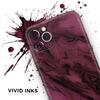 Black & Pink Marble Swirl V1 2 - DesignSkinz Protective Vinyl Decal Wrap Skin Cover Compatible with The Apple iPhone 11 Pro Max (Full-Body, Screen Trim & Back Glass Skin) view 3