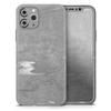 Dark Silver Marble Swirl V7 - DesignSkinz Protective Vinyl Decal Wrap Skin Cover Compatible with the Apple iPhone 11 Pro Max (Full-Body, Screen Trim & Back Glass Skin) view 1