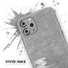 Dark Silver Marble Swirl V7 - DesignSkinz Protective Vinyl Decal Wrap Skin Cover Compatible with the Apple iPhone 11 Pro Max (Full-Body, Screen Trim & Back Glass Skin) view 3