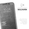 Dark Silver Marble Swirl V7 - DesignSkinz Protective Vinyl Decal Wrap Skin Cover Compatible with the Apple iPhone 11 Pro Max (Full-Body, Screen Trim & Back Glass Skin) view 4