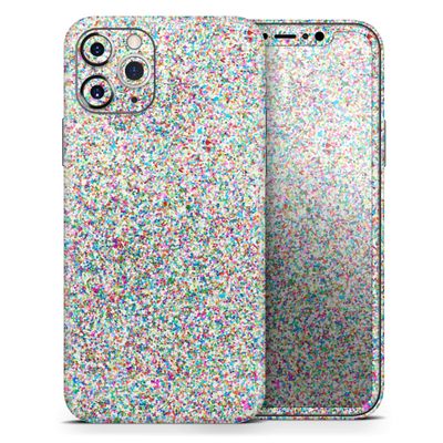 Colorful Small Sprinkles - DesignSkinz Protective Vinyl Decal Wrap Skin Cover Compatible with The Apple iPhone 11 Pro Max (Full-Body, Screen Trim & Back Glass Skin)