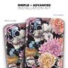 Summer Watercolor Floral v1 - DesignSkinz Protective Vinyl Decal Wrap Skin Cover Compatible with The Apple iPhone 11 Pro Max (Full-Body, Screen Trim & Back Glass Skin) view 2