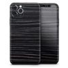 Black Wood Texture - DesignSkinz Protective Vinyl Decal Wrap Skin Cover Compatible with The Apple iPhone 11 Pro Max (Full-Body, Screen Trim & Back Glass Skin) view 1