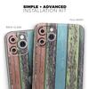 Chipped Pastel Paint on Wood - DesignSkinz Protective Vinyl Decal Wrap Skin Cover Compatible with The Apple iPhone 11 Pro Max (Full-Body, Screen Trim & Back Glass Skin) view 2