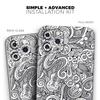 Hippie Dippie Doodles - DesignSkinz Protective Vinyl Decal Wrap Skin Cover Compatible with The Apple iPhone 11 Pro Max (Full-Body, Screen Trim & Back Glass Skin) view 2