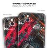 Abstract Grungy Oil Mess - DesignSkinz Protective Vinyl Decal Wrap Skin Cover Compatible with The Apple iPhone 11 Pro Max (Full-Body, Screen Trim & Back Glass Skin) view 2