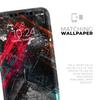 Abstract Grungy Oil Mess - DesignSkinz Protective Vinyl Decal Wrap Skin Cover Compatible with The Apple iPhone 11 Pro Max (Full-Body, Screen Trim & Back Glass Skin) view 4