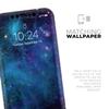 Azure Nebula - DesignSkinz Protective Vinyl Decal Wrap Skin Cover Compatible with the Apple iPhone 11 Pro Max (Full-Body, Screen Trim & Back Glass Skin) view 4