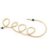Linsoul Tripowin Zonie IEM Cable, 16 Core Silver Plated Earphone Upgraded Cords, 1.25m SPC in Ear Monitor Cable for 7hz Zero:2 Orchestra Lite Cadenza Hype4 Supermix4(2pin 0.78mm, 4.4mm)(Gold) view 4
