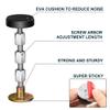Krisler Adjustable Headboard Stoppers, 30-112mm, 2Pcs view 3
