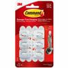 Command 0.5 lb Capacity Mini Hooks, Indoor Use, 6 hooks, 8 strips, White (17006-ES), 10 Pack view 1