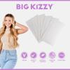 Single Sided Tape for Hair Extensions by Big Kizzy (72 tabs) - Extra Hold - Easy Install & Removal Replacement Tape for Thin, Fine Hair, 4cm x .8cm Tape for Extensions, Professional Extension Tape view 3