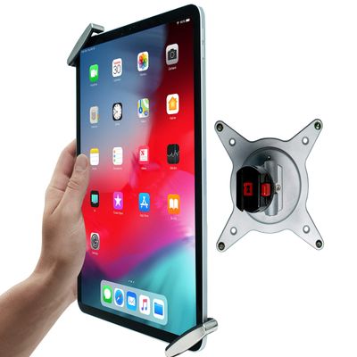 CTA Digital Adjustable Arm Grip Rotation Wall Mount for 8-12.75 Inch Tablets