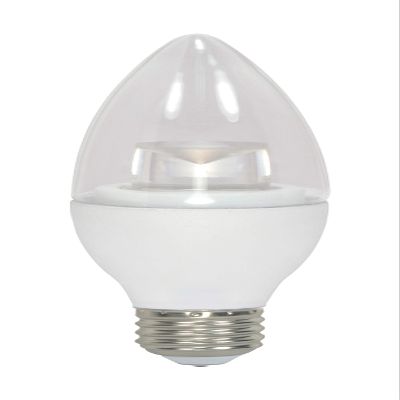 Satco S28575 Medium Bulb in Light Finish, Clear