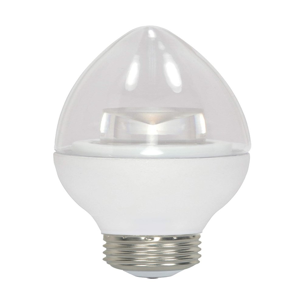 Satco S28575 Medium Bulb in Light Finish, Clear